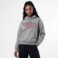 Women's Champion Gray Kansas City Chiefs Triumph Tri-Blend Hoodie