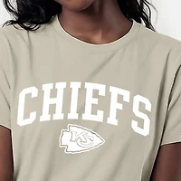 Women's Champion  Light Brown Kansas City Chiefs Cocoa Butter T-Shirt