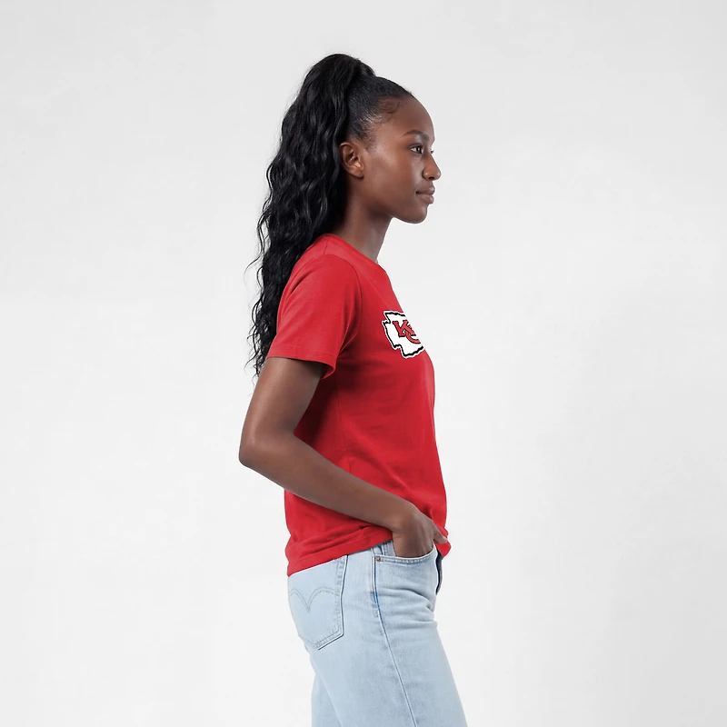 Women's Champion Red Kansas City Chiefs Logo T-Shirt