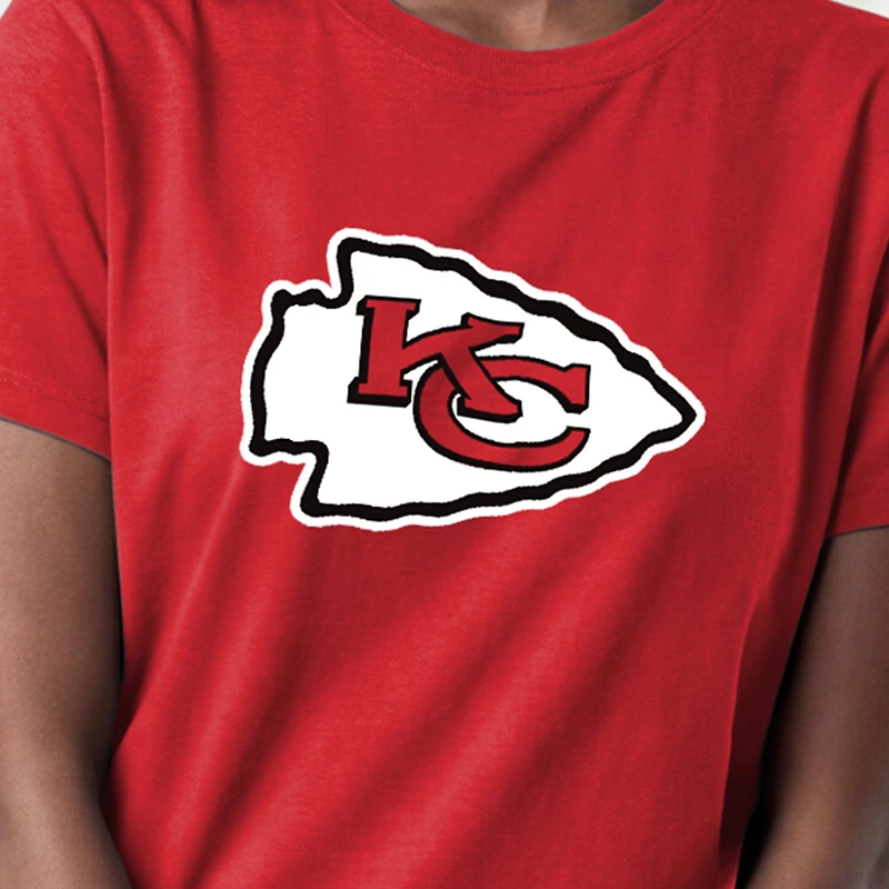 Women's Champion Red Kansas City Chiefs Logo T-Shirt