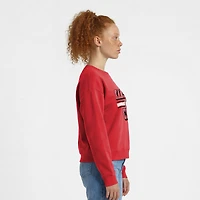 Women's Champion  Red Kansas City Chiefs Powerblend Fleece Sweatshirt