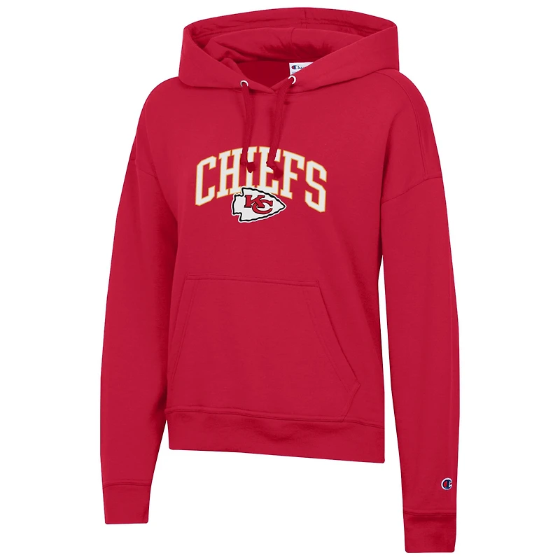 Women's Champion  Red Kansas City Chiefs Powerblend Hoodie