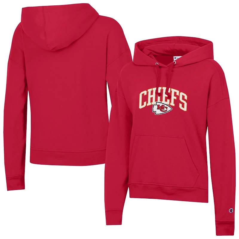Women's Champion  Red Kansas City Chiefs Powerblend Hoodie
