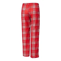 Women's Concepts Sport  Heather Gray/Red Kansas City Chiefs Regulate Plaid Tank Top & Pants Sleep Set