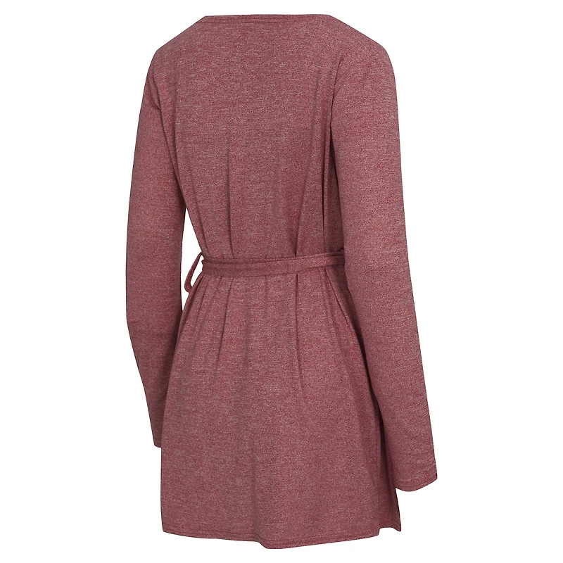 Ensemble débardeur, short et peignoir Rigor pour femme Concepts Sport rouge chiné des Kansas City Chiefs