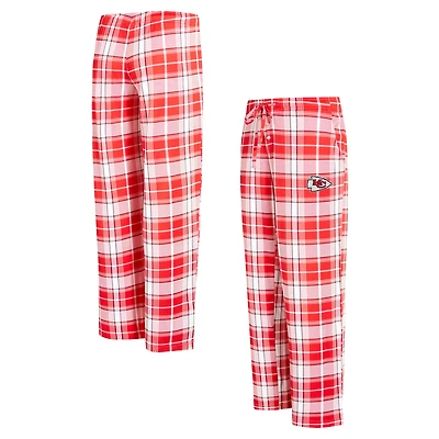 Women's Concepts Sport Red Kansas City Chiefs Ashford Plaid Knit Pants