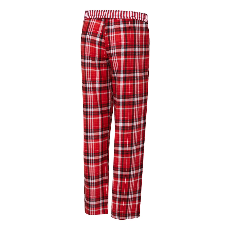 Women's Concepts Sport Red Kansas City Chiefs Laney Plaid Tri-Blend Pants