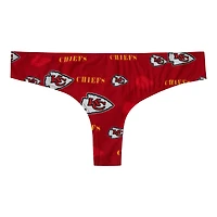 String rouge à imprimé mosaïque Kansas City Chiefs pour femme Concepts Sport