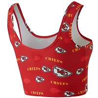 Brassière à imprimé mosaïque rouge Kansas City Chiefs pour femme Concepts Sport