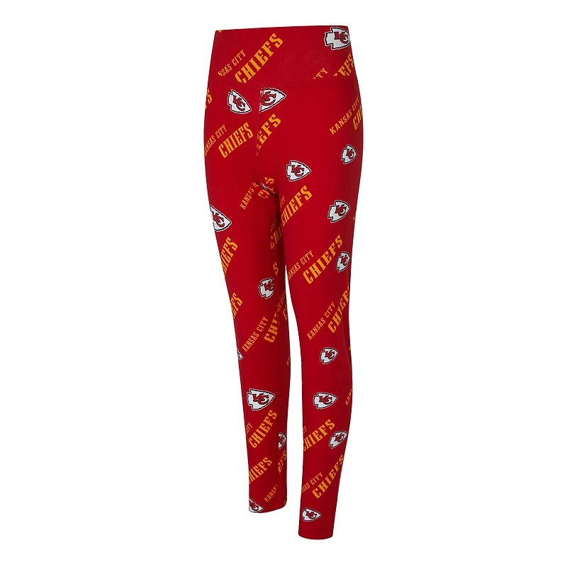 Leggings Concepts Sport rouges à imprimé mosaïque des Chiefs de Kansas City pour femme
