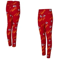 Leggings Concepts Sport rouges à imprimé mosaïque des Chiefs de Kansas City pour femme