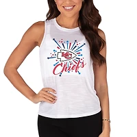 Women's Concepts Sport White Kansas City Chiefs Infuse Knit Tank Top