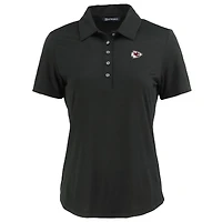 Polo Coastline Epic Comfort Eco recyclé noir pour femme des Chiefs de Kansas City