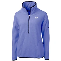 Veste polaire écologique demi-zip Cutter & Buck Lavender Kansas City Chiefs Cascade pour femme