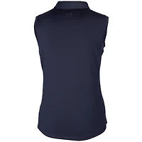 Women's Cutter & Buck Navy Kansas City Chiefs Forge DryTec Stretch Sleeveless Polo