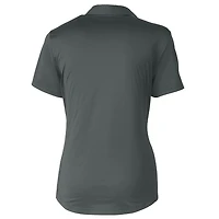 Polo extensible texturé Prospect pour femme Cutter & Buck Steel des Kansas City Chiefs