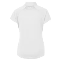 Polo extensible DryTec Forge pour femme, blanc, avec logo casque des Kansas City Chiefs, Cutter & Buck