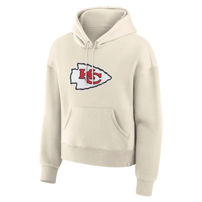 Sweat à capuche pour femme Fanatics Cream Kansas City Chiefs Dove Legacy