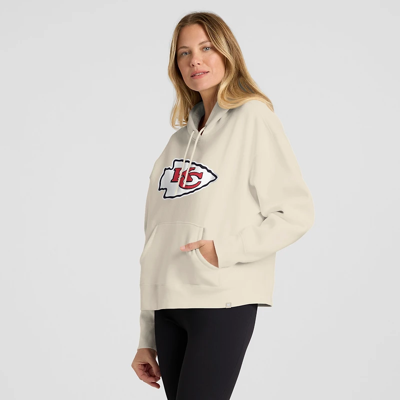 Sweat à capuche pour femme Fanatics Cream Kansas City Chiefs Dove Legacy