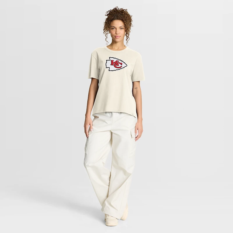 T-shirt femme Fanatics crème Kansas City Chiefs Dove Legacy