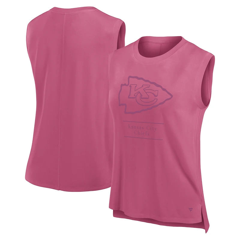 Women's Fanatics Pink Kansas City Chiefs Studio Embrace Tank Top