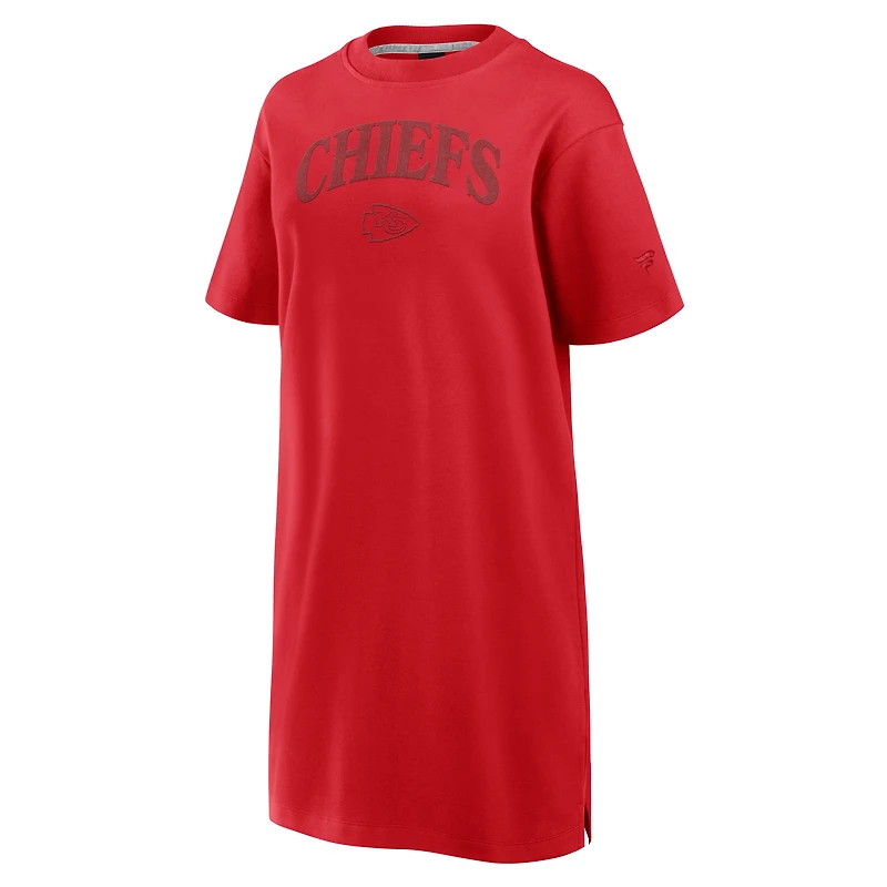 Women's Fanatics Red Kansas City Chiefs Elements Go Tri-Blend Dress