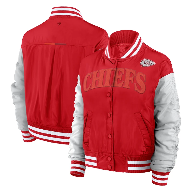 Women's Fanatics Red Kansas City Chiefs Elements Wave Full-Snap Jacket