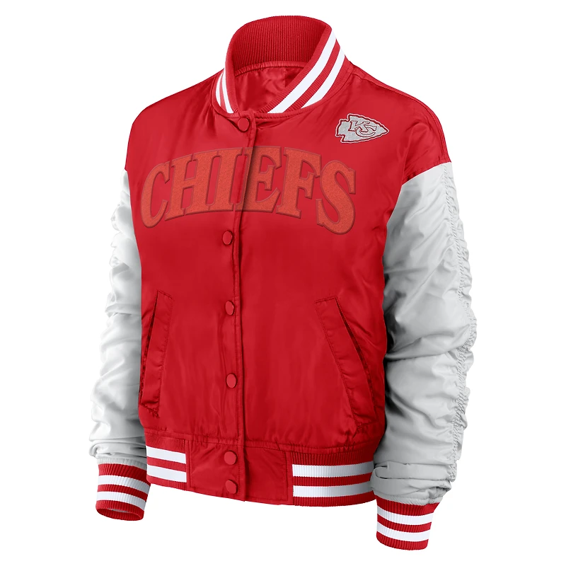 Women's Fanatics Red Kansas City Chiefs Elements Wave Full-Snap Jacket