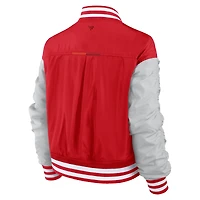 Veste à boutons-pression intégrale Elements Wave des Kansas City Chiefs de Fanatics pour femme, rouge