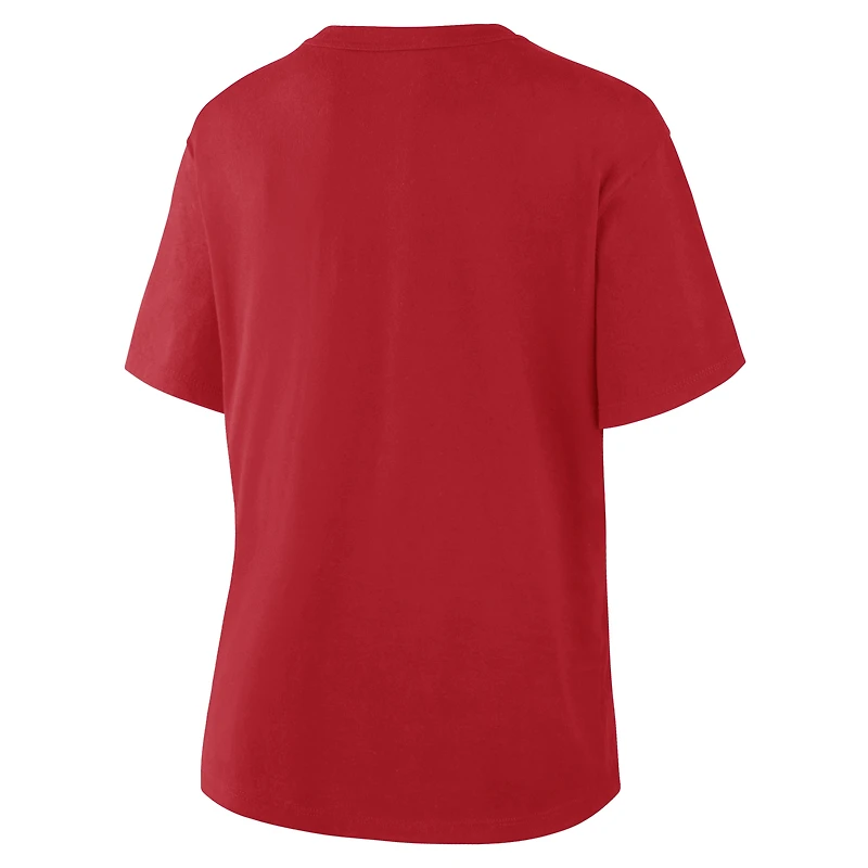 Women's Fanatics Red Kansas City Chiefs Essential Legacy T-Shirt