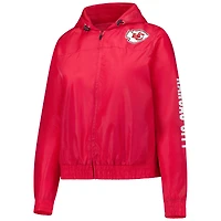Veste à capuche entièrement zippée pour femme Fanatics Red Kansas City Chiefs