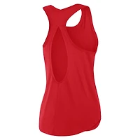 Débardeur rouge Fanatics pour femmes Kansas City Chiefs Iron Fan