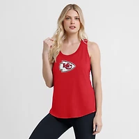Débardeur rouge Fanatics pour femmes Kansas City Chiefs Iron Fan