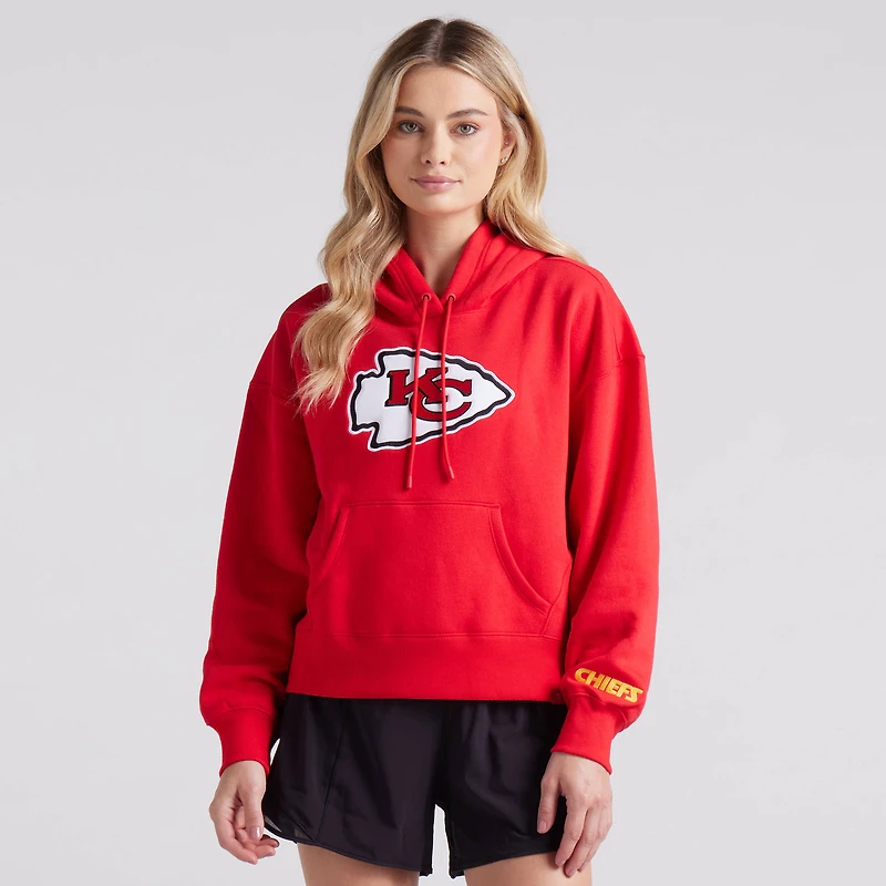 Sweat à capuche en polaire rouge Kansas City Chiefs Legacy pour femme Fanatics