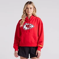Sweat à capuche en polaire rouge Kansas City Chiefs Legacy pour femme Fanatics