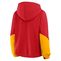 Sweat à capuche surdimensionné Redzone Bubble Screen pour femmes Fanatics Red Kansas City Chiefs