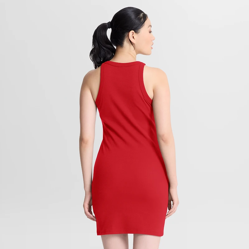 Women's Fanatics Red Kansas City Chiefs Push Beyond Tri-Blend Ribbed Sleeveless Dress