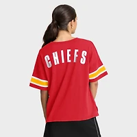 Women's Fanatics Red Kansas City Chiefs Redzone Curl Route T-Shirt