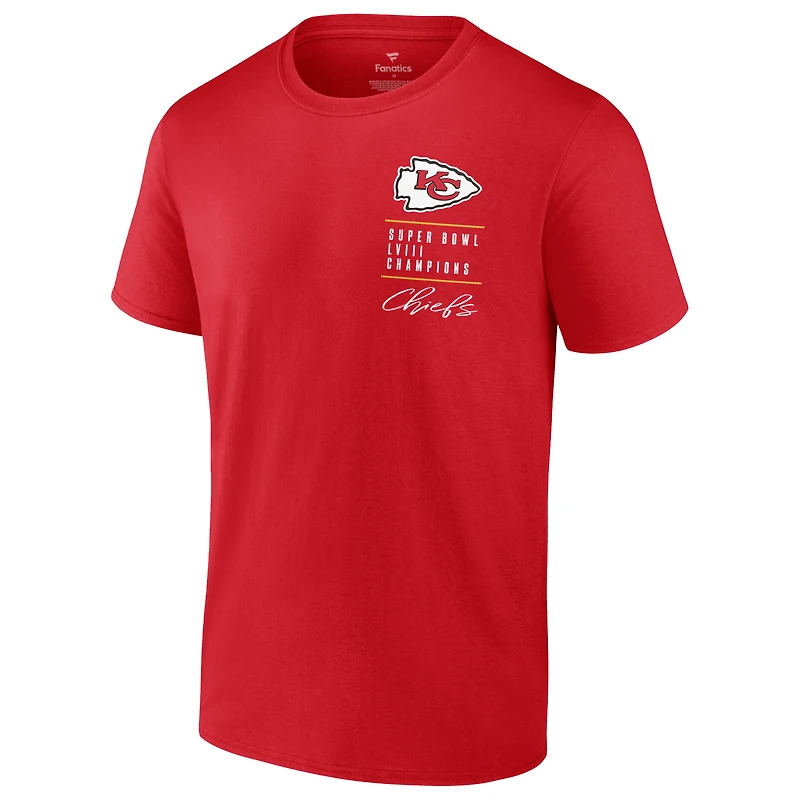 V104531 CHEF 0484 FBC 24NFLCHP SB24 T-shirt SS pour femmes Champions Roster TEELADC QF6E-0484-F7G-MH6