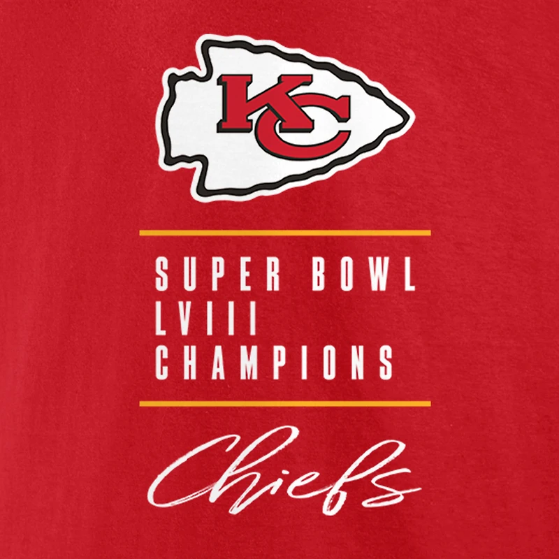V104531 CHEF 0484 FBC 24NFLCHP SB24 T-shirt SS pour femmes Champions Roster TEELADC QF6E-0484-F7G-MH6