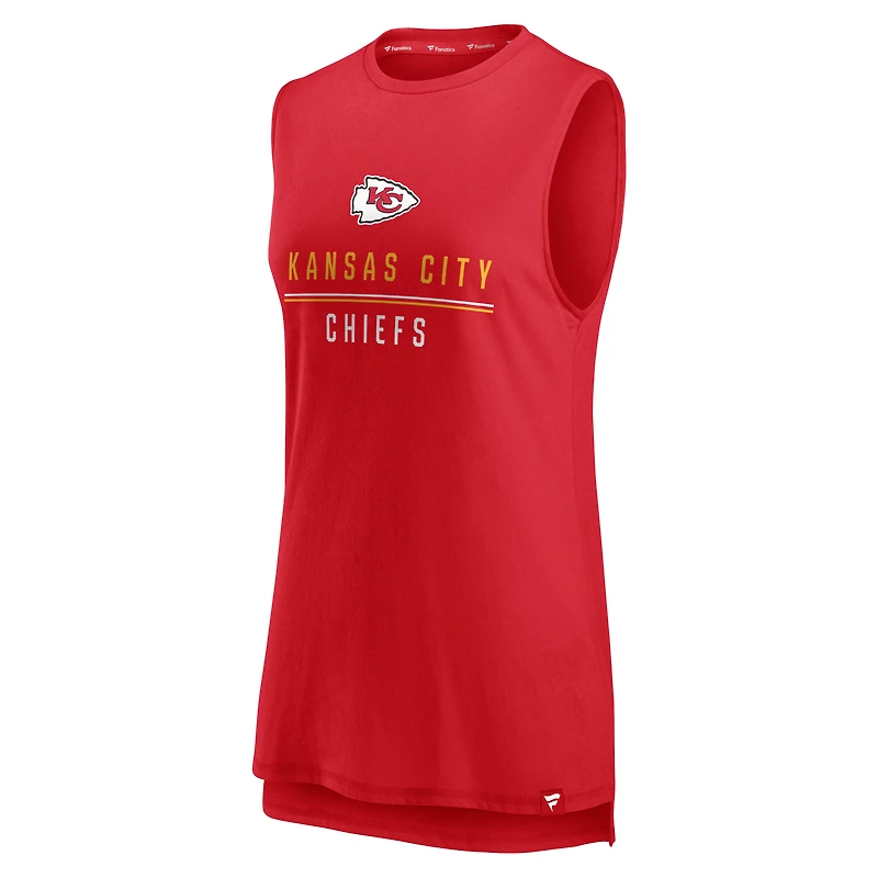 Fanatics pour femmes, rouge, Kansas City Chiefs True Contender - Débardeur