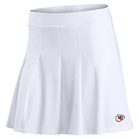 Women's Fanatics White Kansas City Chiefs Primary Logo Tennis Skort