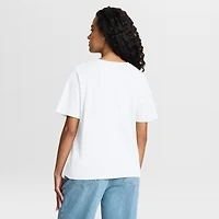 T-shirt boxy blanc fanatique pour femme des Chiefs de Kansas City Redzone