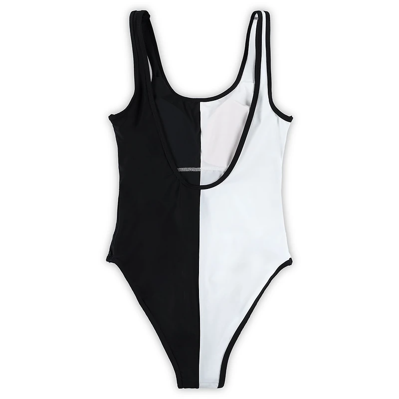 Maillot de bain une pièce G-III 4Her par Carl Banks pour femmes, noir/blanc