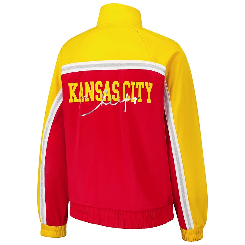 Women's G-III 4Her by Carl Banks Red Kansas City Chiefs Post Game Full-Zip Track Jacket