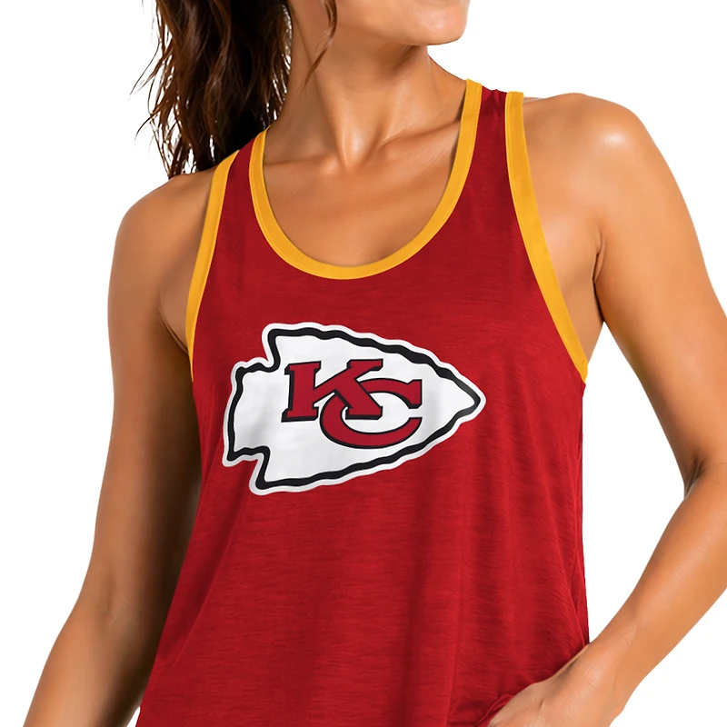 Débardeur dos nageur Tater II rouge Kansas City Chiefs de la marque G-III 4Her par Carl Banks pour femmes
