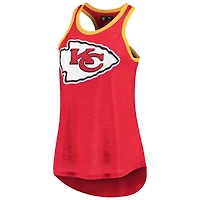 Women's G-III 4Her by Carl Banks White Kansas City Chiefs Tater Racerback Tank Top