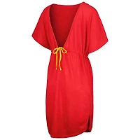 Maillot de bain G-III 4Her par Carl Banks pour femmes, rouge, Kansas City Chiefs Versus Swim Cover-Up