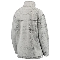 Veste à enfiler grise Kansas City Chiefs Sherpa pour femme