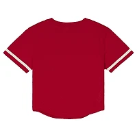 Women's Mitchell & Ness Red Kansas City Chiefs Plus Retro Roots Baseball Jersey